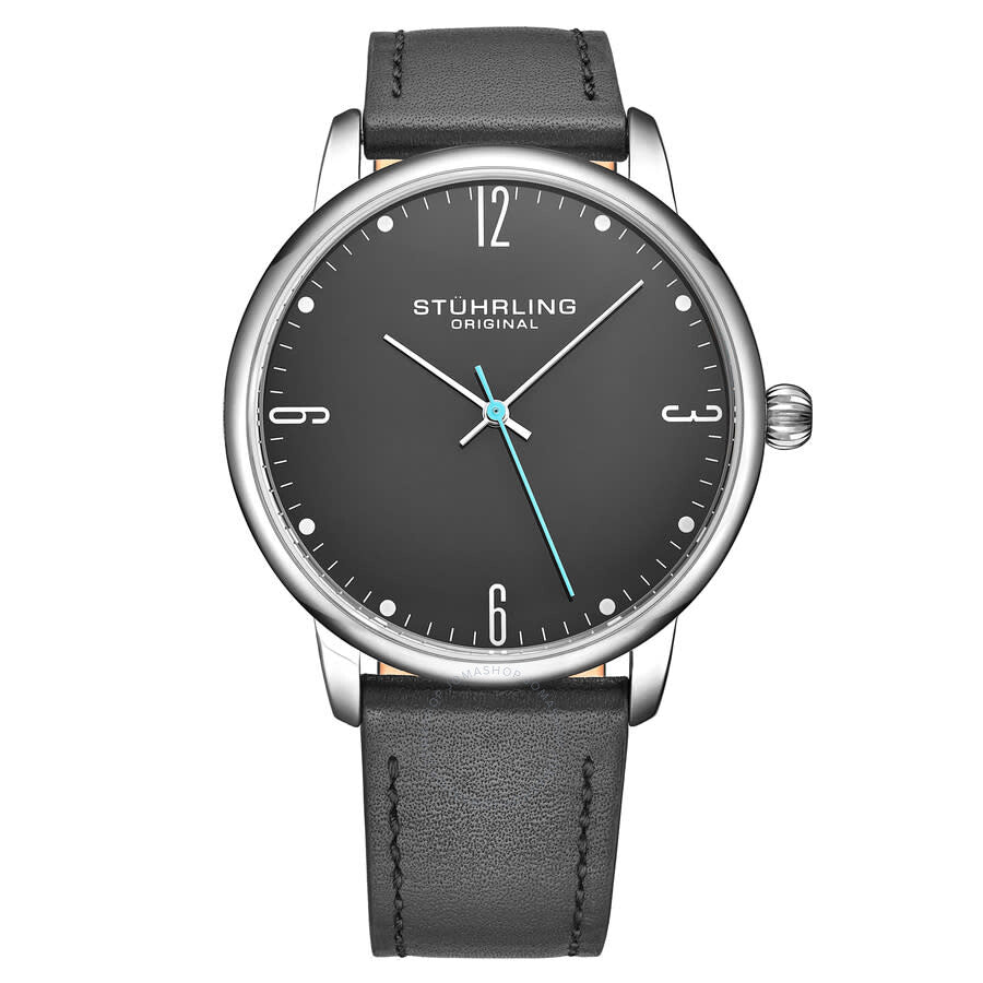 Stuhrling Original Symphony Quartz Grey Dial Men's Watch M16845 - Dawson Watches
