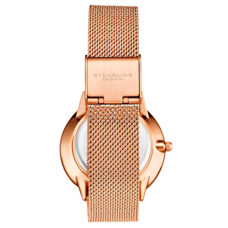 Stuhrling Original Symphony Quartz Rose Gold Dial Ladies Watch M16793 - Dawson Watches #3