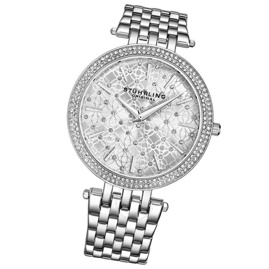 Stuhrling Original Symphony Quartz Silver Dial Ladies Watch M16256 - Dawson Watches #2