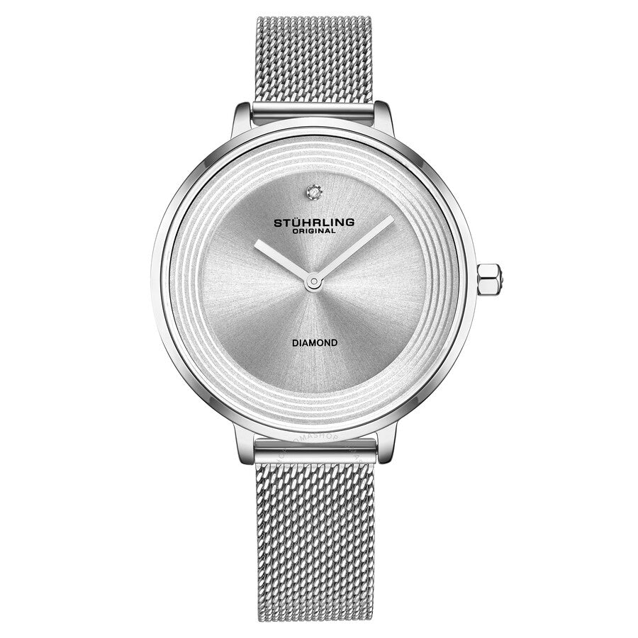 Stuhrling Original Symphony Quartz Silver Dial Ladies Watch M16765 - Dawson Watches