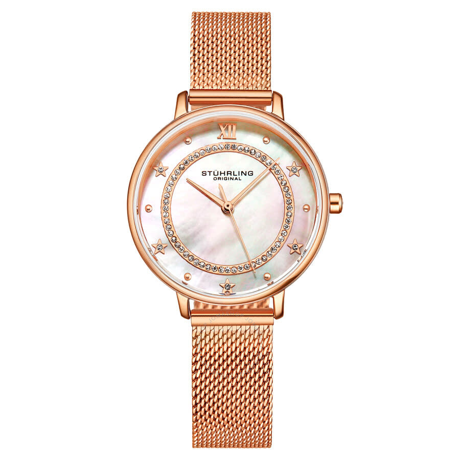 Stuhrling Original Symphony Quartz Silver Dial Ladies Watch M16777 - Dawson Watches