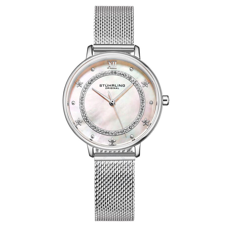 Stuhrling Original Symphony Quartz Silver Dial Ladies Watch M16791 - Dawson Watches