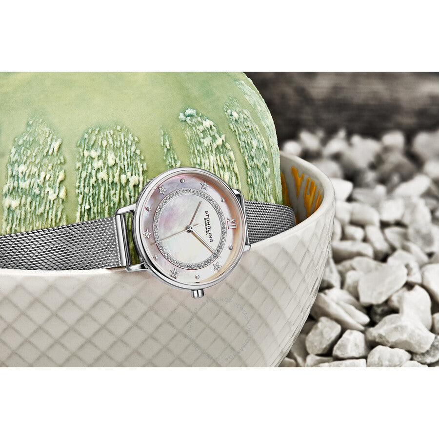 Stuhrling Original Symphony Quartz Silver Dial Ladies Watch M16791 - Dawson Watches #3