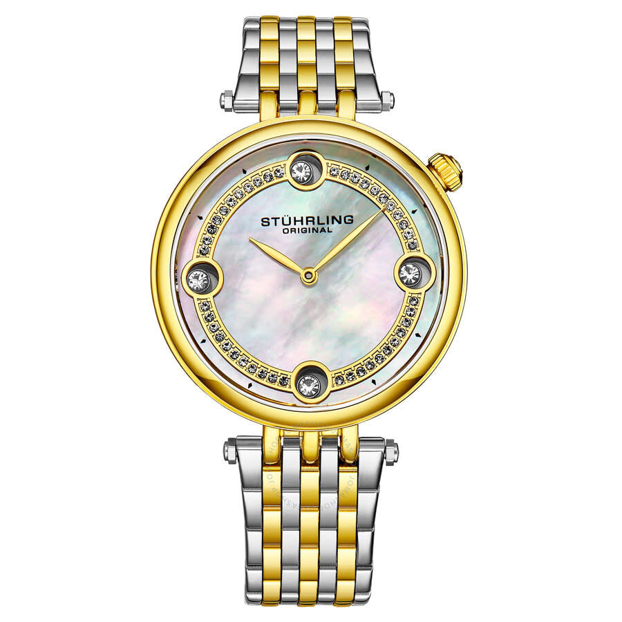 Stuhrling Original Symphony Quartz Silver Dial Ladies Watch M16813 - Dawson Watches