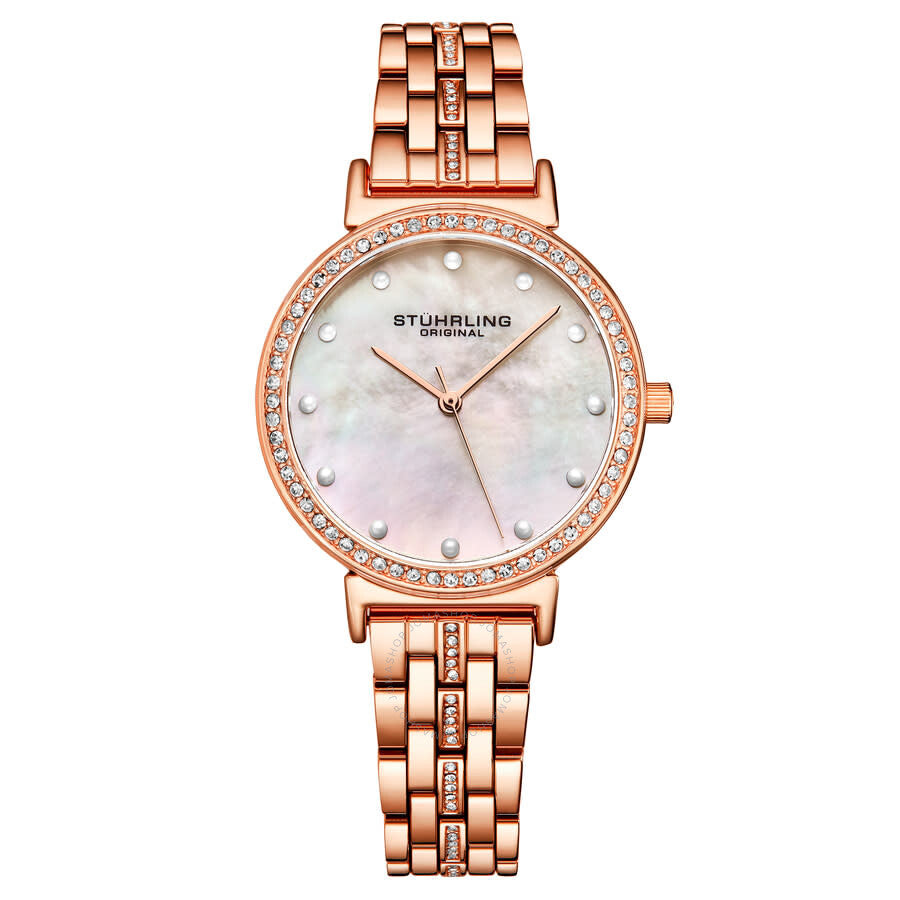 Stuhrling Original Symphony Quartz Silver Dial Ladies Watch M16848 - Dawson Watches