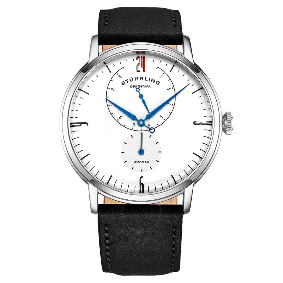Stuhrling Original Symphony Quartz White Dial Men's Watch M13662 - Dawson Watches