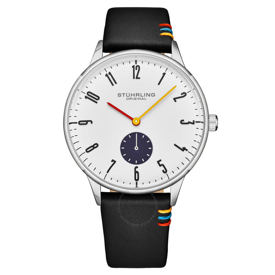 Stuhrling Original Symphony Quartz White Dial Men's Watch M17205 - Dawson Watches
