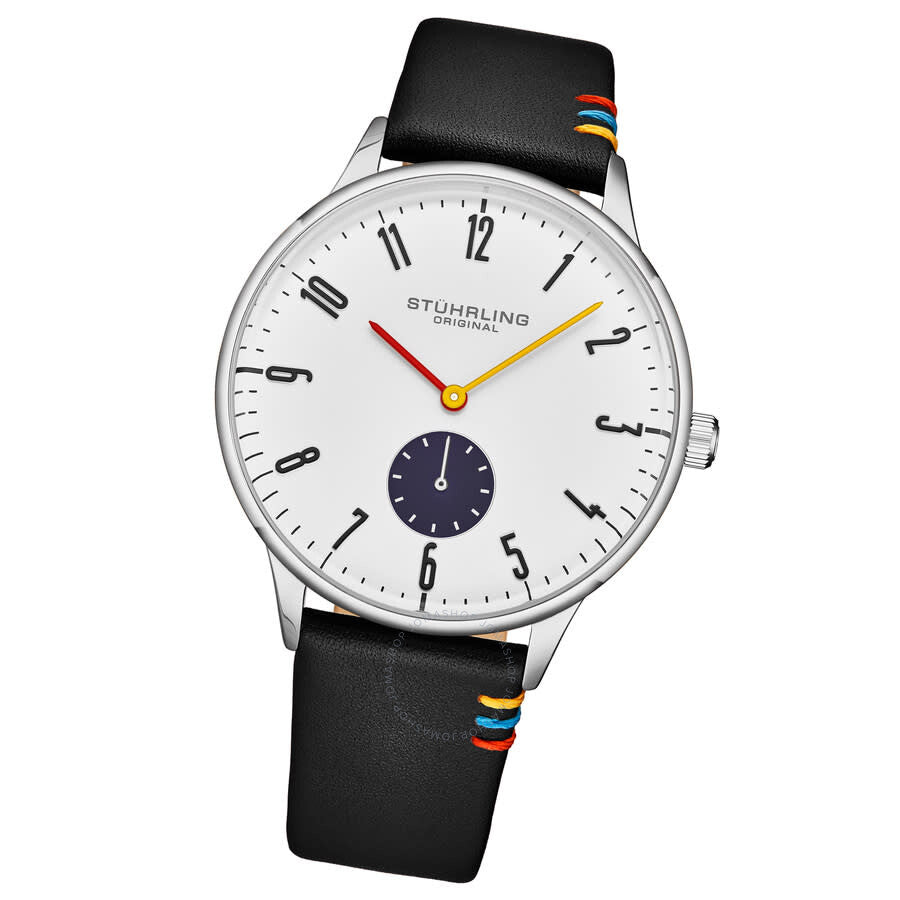 Stuhrling Original Symphony Quartz White Dial Men's Watch M17205 - Dawson Watches #2