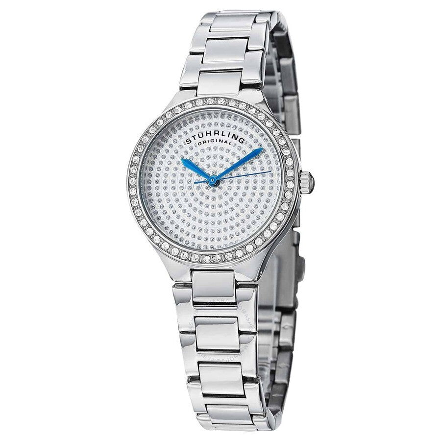 Stuhrling Original Symphony Silver-tone Dial Ladies Watch M15393 - The Watches Men & Co