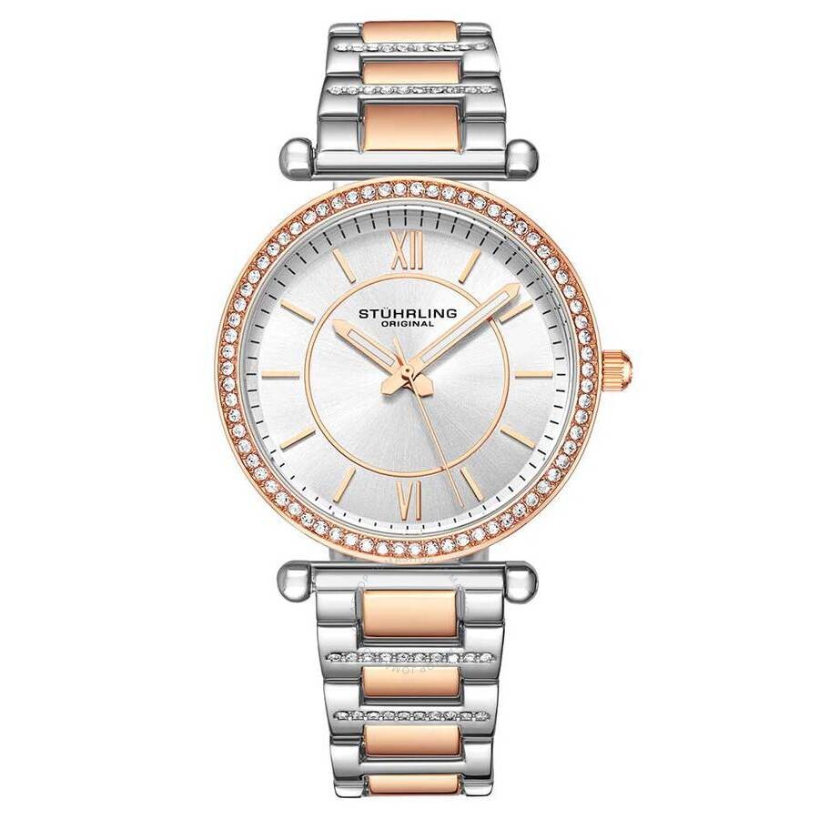 Stuhrling Original Symphony Silver-tone Dial Ladies Watch M15614 - The Watches Men & Co