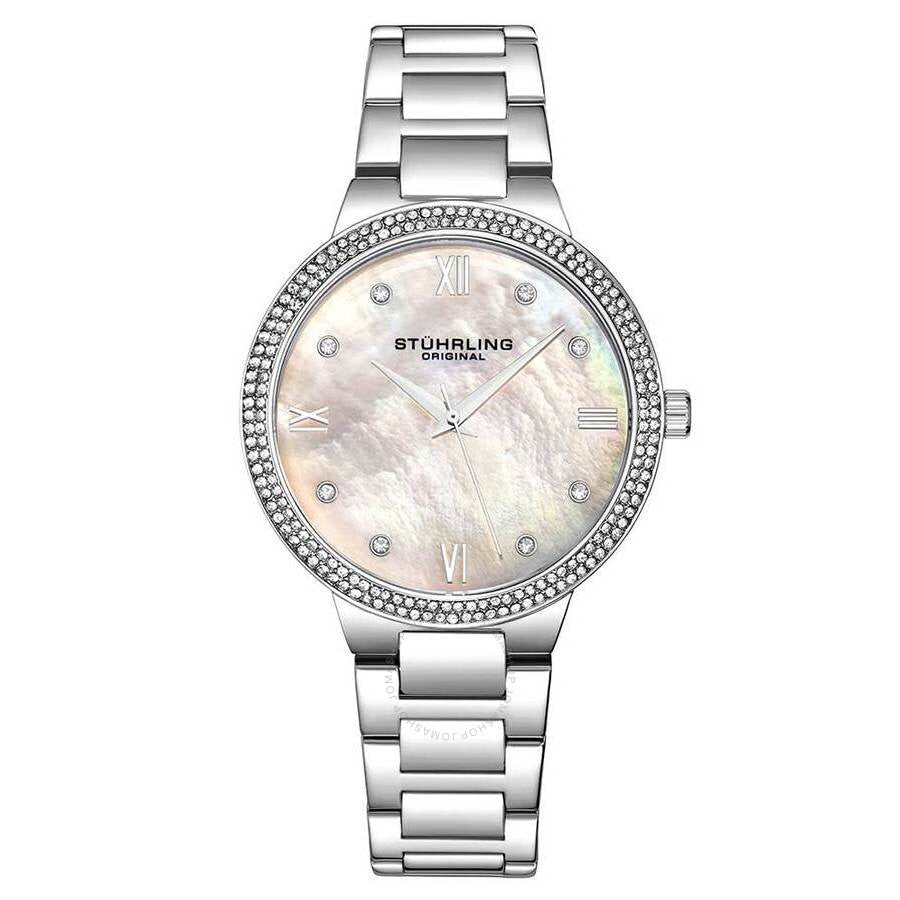 Stuhrling Original Symphony Silver-tone Dial Ladies Watch M15619 - The Watches Men & Co