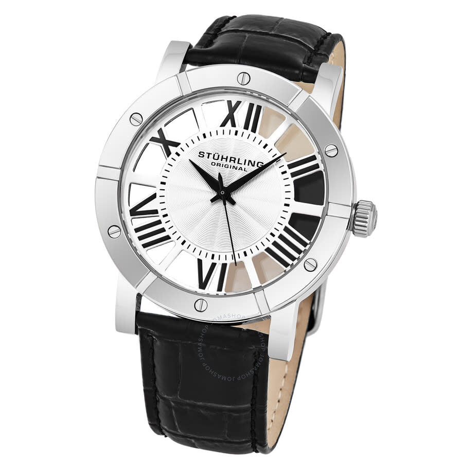 Stuhrling Original Symphony Quartz Silver Dial Men's Watch M17962 - Dawson Watches