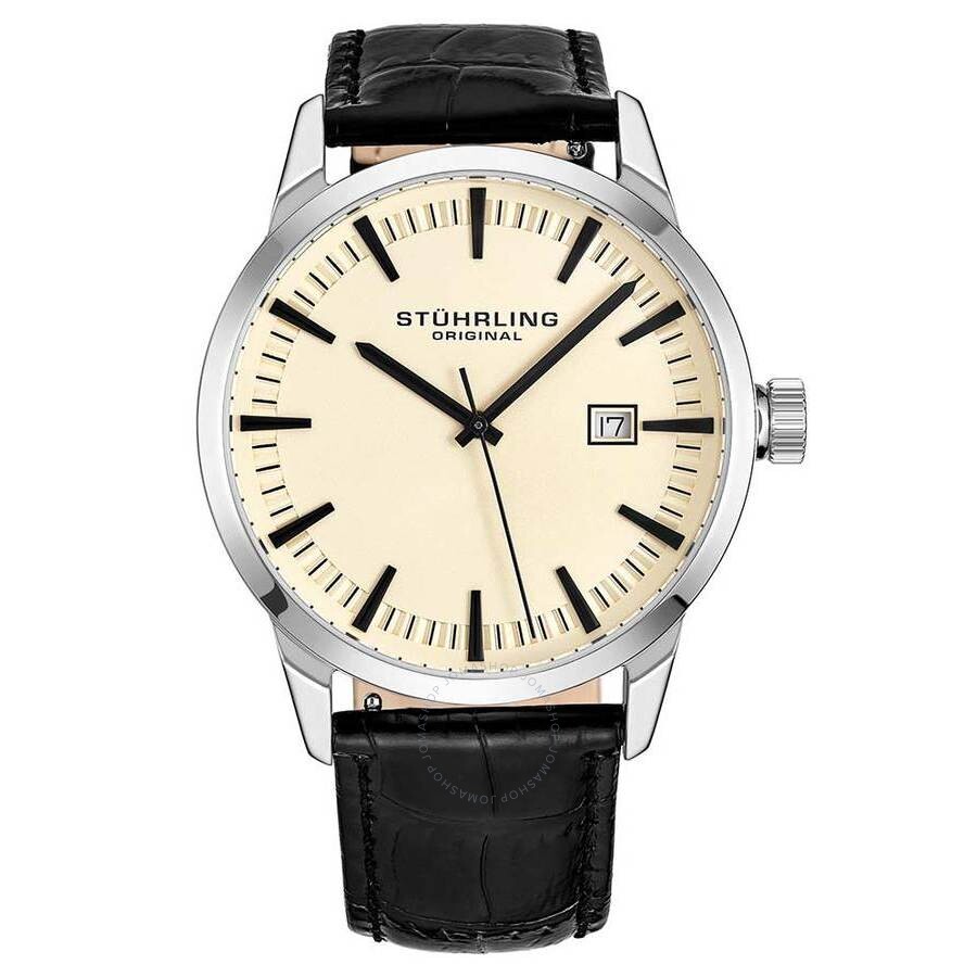Stuhrling Original Symphony White Dial Men's Watch M15296 - Dawson Watches