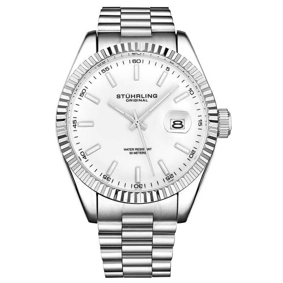 Stuhrling Original Symphony White Dial Men's Watch M15689 - Dawson Watches