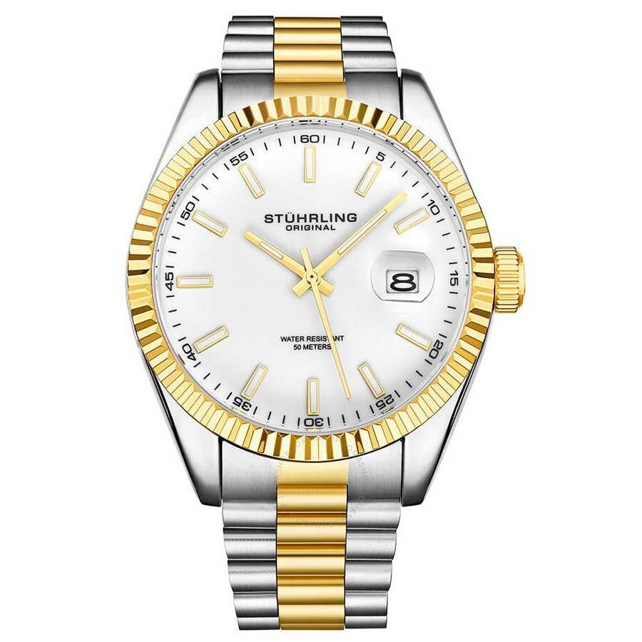 Stuhrling Original Symphony White Dial Men's Watch M15698 - Dawson Watches