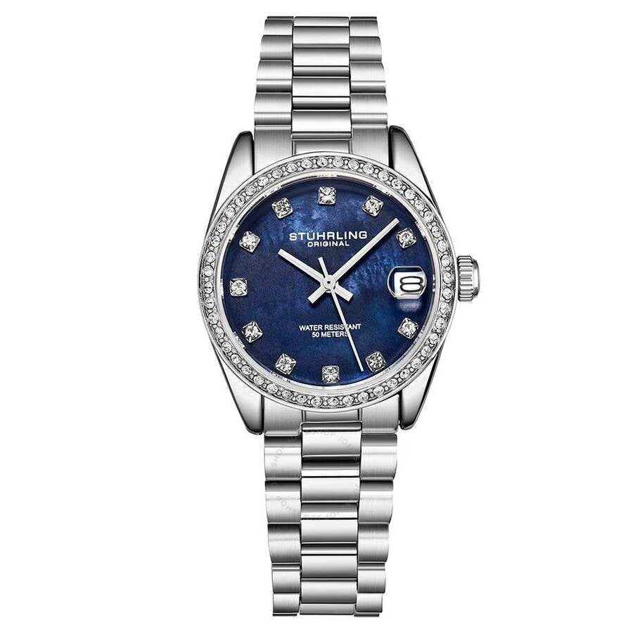 Stuhrling Original Vogue Blue Dial Ladies Watch M15702 - Dawson Watches