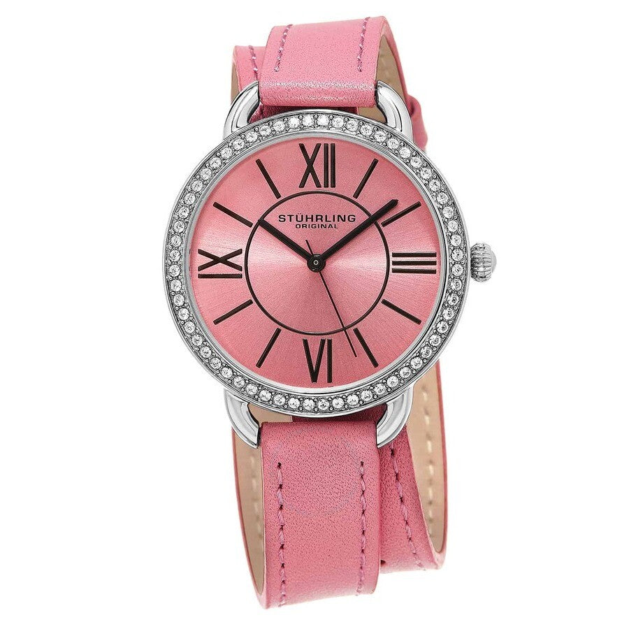 Stuhrling Original Vogue Pink Dial Ladies Watch M15337 - Dawson Watches