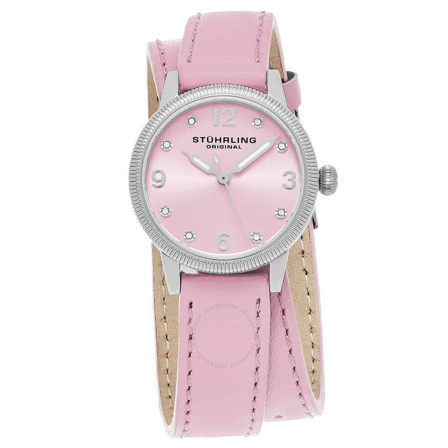 Stuhrling Original Vogue Pink Dial Ladies Watch M15357 - Dawson Watches