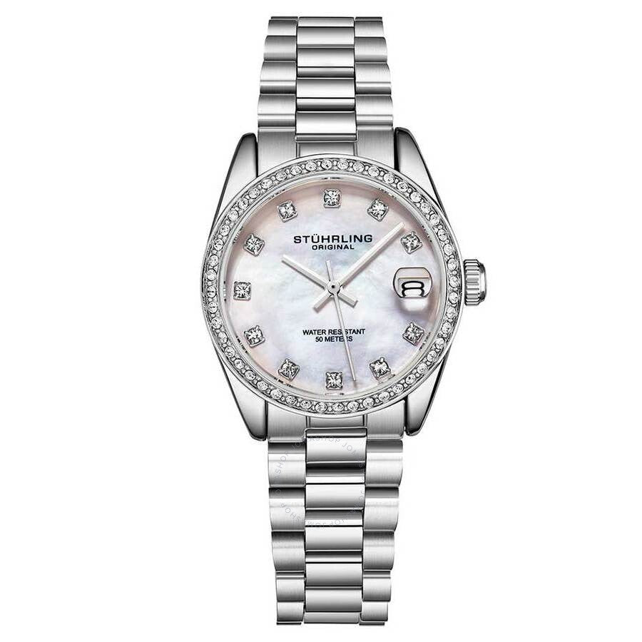 Stuhrling Original Vogue Silver-tone Dial Ladies Watch M15701 - Dawson Watches