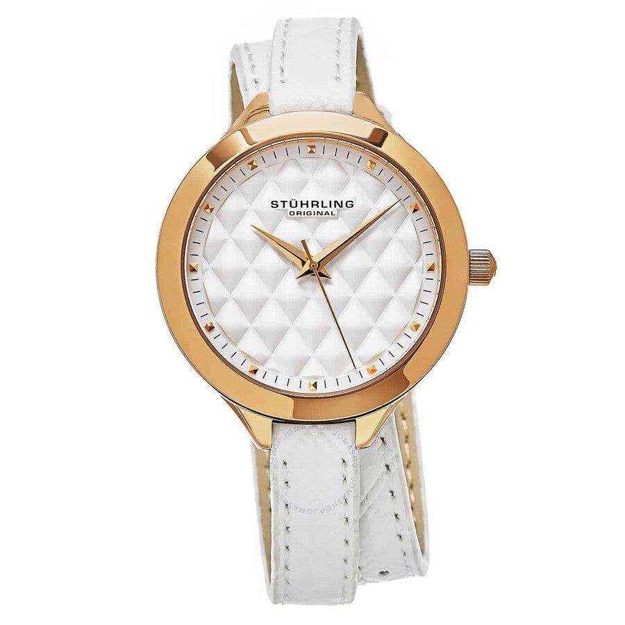 Stuhrling Original Vogue White Dial Ladies Watch M15372 - Dawson Watches