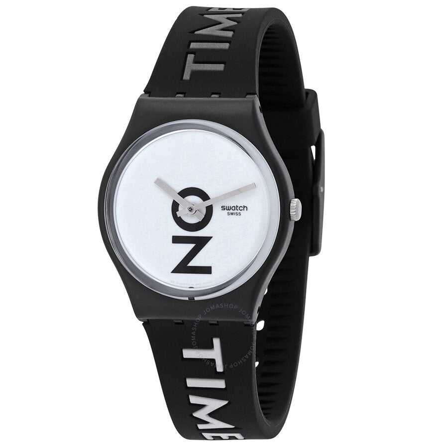 Swatch Always There Quartz White Dial Unisex Watch GB328 - Dawson Watches