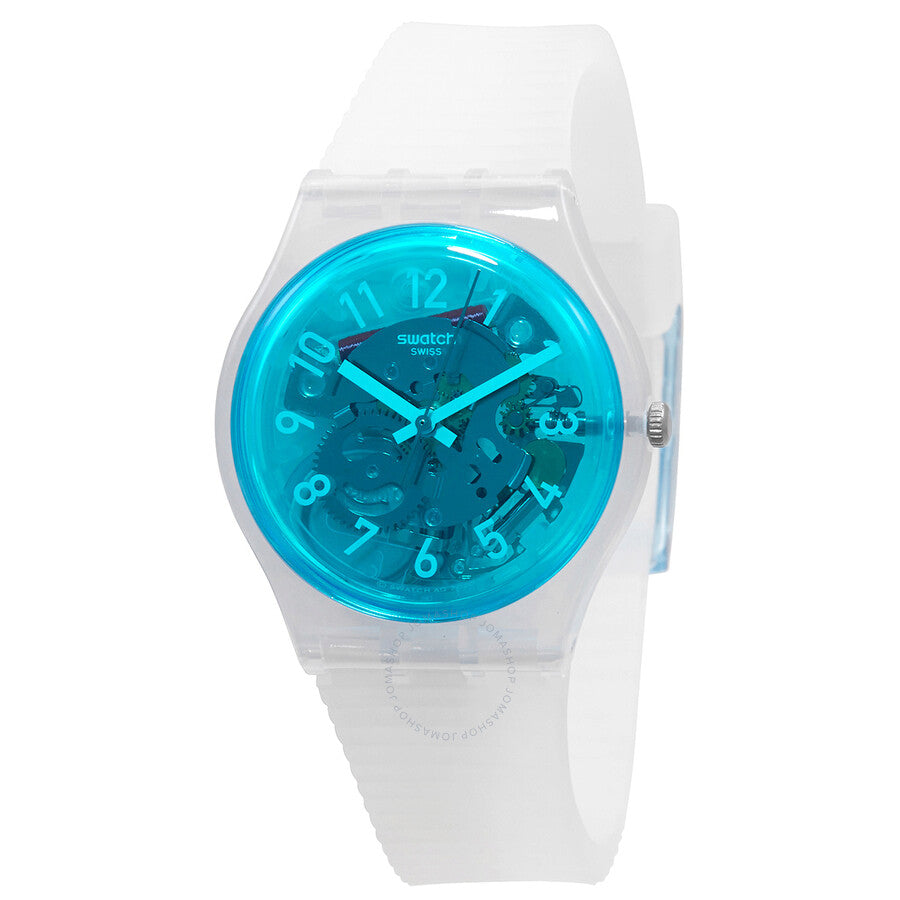 Swatch BIANCO Quartz Brilliant Blue Dial Men's Watch GW215 - Dawson Watches