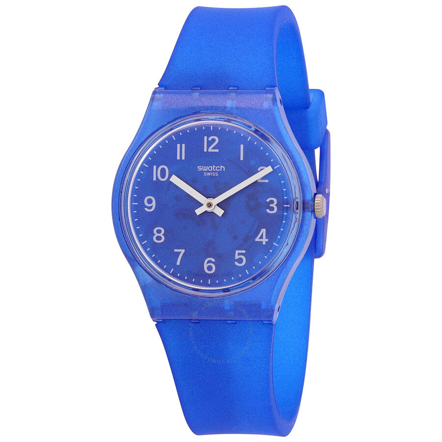 Swatch Blurry Blue Quartz Ladies Watch GL124 - Dawson Watches