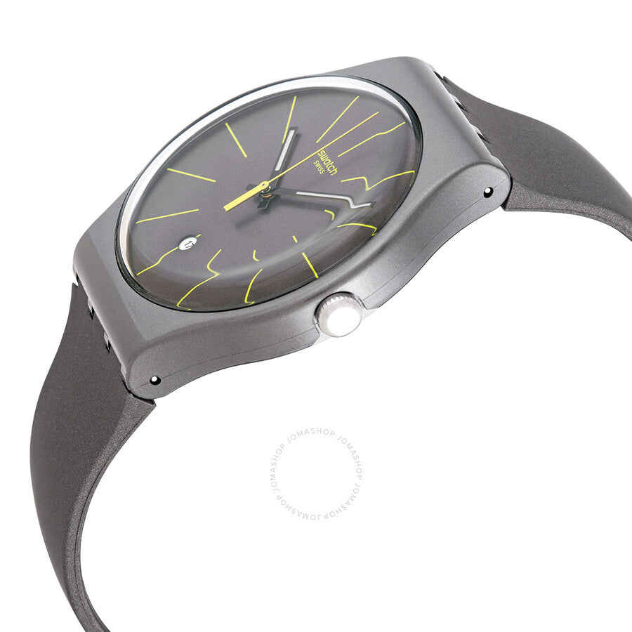 Swatch CHARCOLAZING Quartz Black Dial Men's Watch SUOB404 - Dawson Watches #2