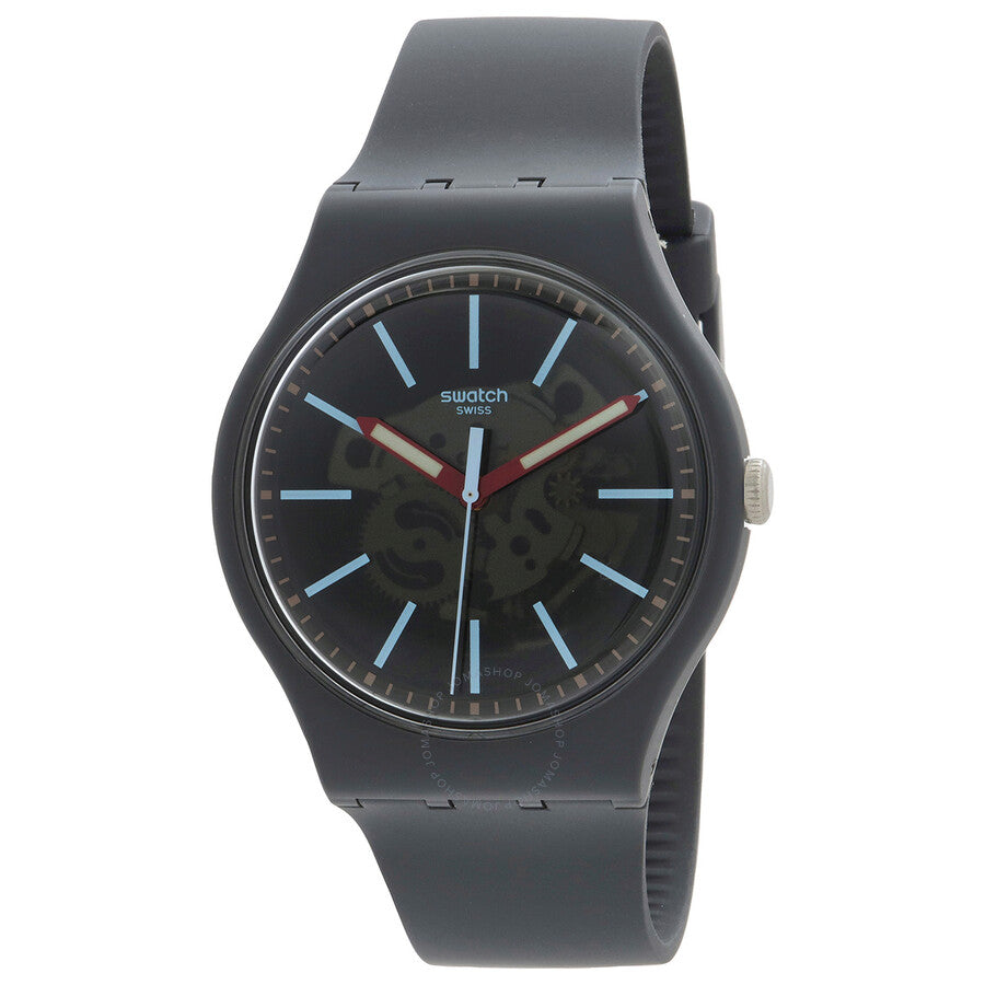 Swatch Cobblestone Street Quartz Grey Dial Watch SO29A101 - Dawson Watches