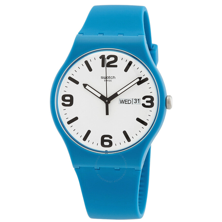 Swatch Costazzurra Quartz White Dial Unisex Watch SUOS704 - Dawson Watches
