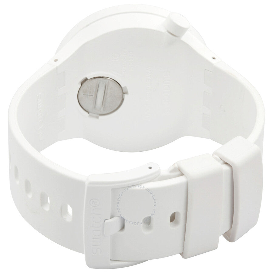Swatch C-White Quartz Skeleton Dial Men's Watch SB03W100 - Dawson Watches #3