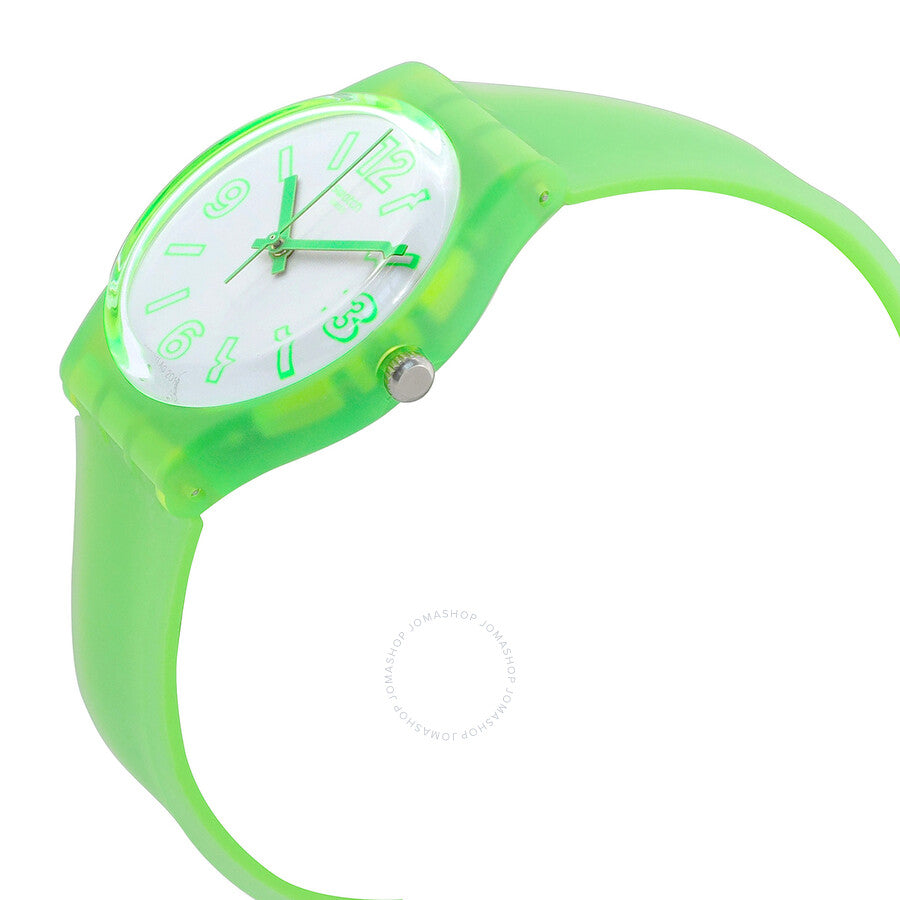 Swatch Electric Frog Quartz White Dial Unisex Watch GG226 - The Watches Men & Co #2