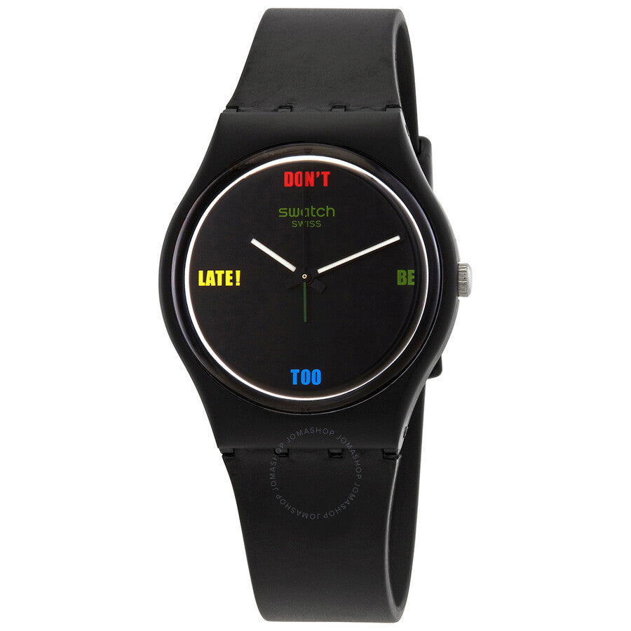 Swatch Essentials DB2L Quartz Black Dial Unisex Watch SO28B102 - Dawson Watches