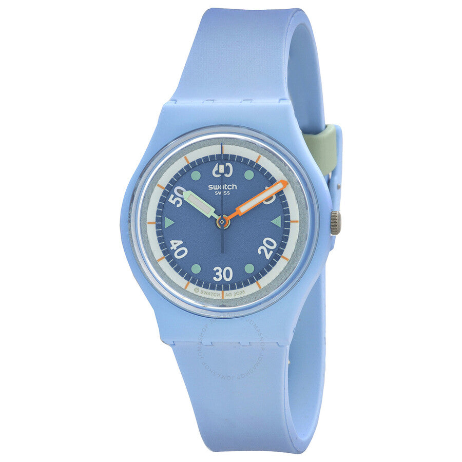 Swatch Frozen Waterfall Quartz Blue Dial Ladies Watch SO31L100 - Dawson Watches