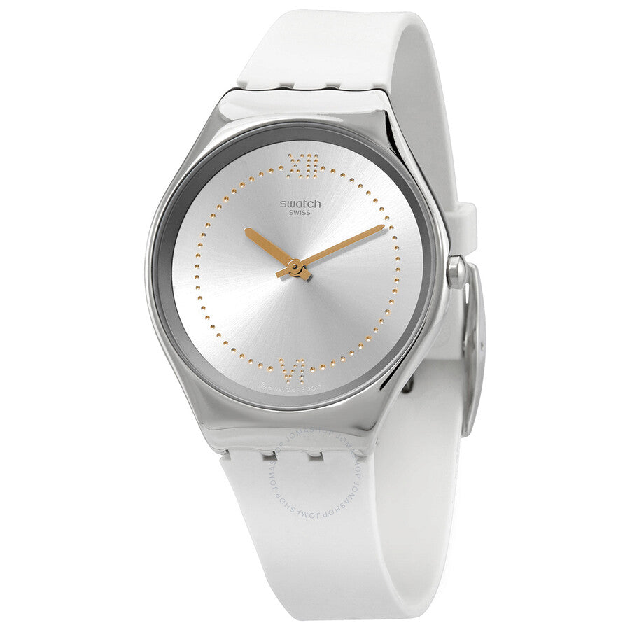 Swatch Irony Skindoree Quartz Silver Dial Ladies Watch SYXS108 - Dawson Watches
