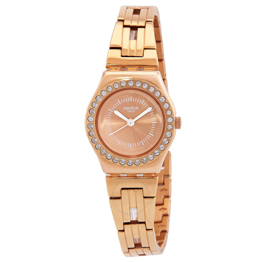Swatch Kiroyal Quartz Rose Gold Dial Ladies Watch YSG154G - Dawson Watches
