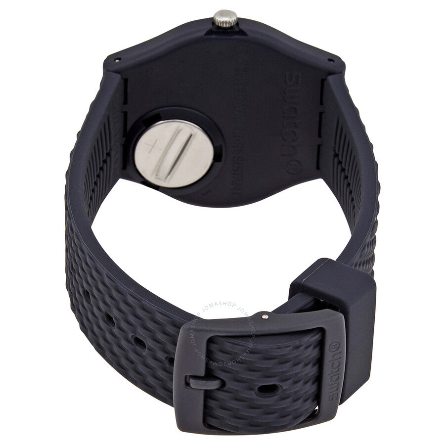 Swatch Laserata Quartz Dark Blue Dial Unisex Watch GN725 - Dawson Watches #3