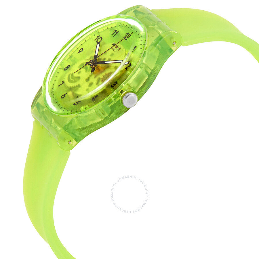 Swatch Lemon Flavour Quartz Green Transparent  Dial Unisex Watch GG227 - Dawson Watches #2