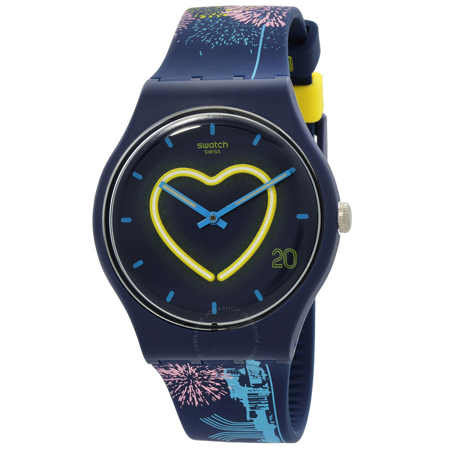 Swatch Lovemacau Quartz Blue Dial Unisex Watch SUOZ267 - Dawson Watches
