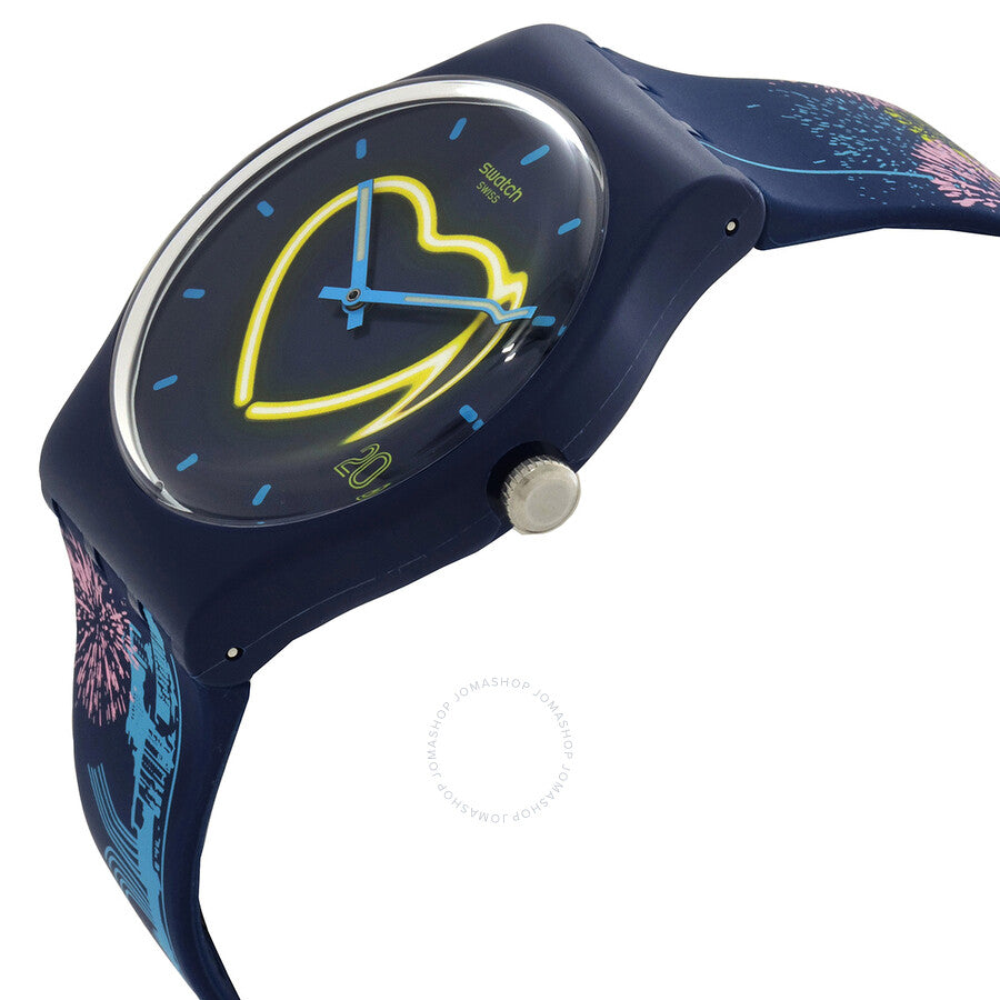 Swatch Lovemacau Quartz Blue Dial Unisex Watch SUOZ267 - Dawson Watches #2