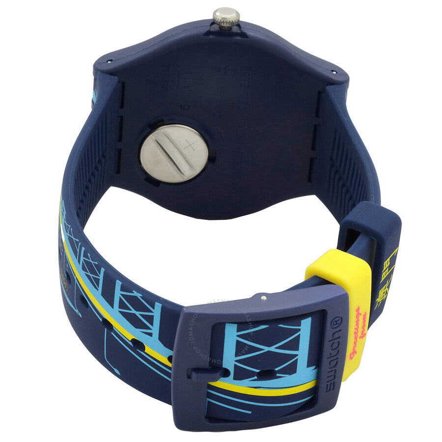 Swatch Lovemacau Quartz Blue Dial Unisex Watch SUOZ267 - Dawson Watches #3