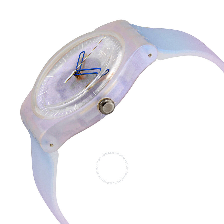Swatch Monthly Drops Flowerscreen Quartz Blue Skeleton Dial Ladies Watch SUOK154 - Dawson Watches #2