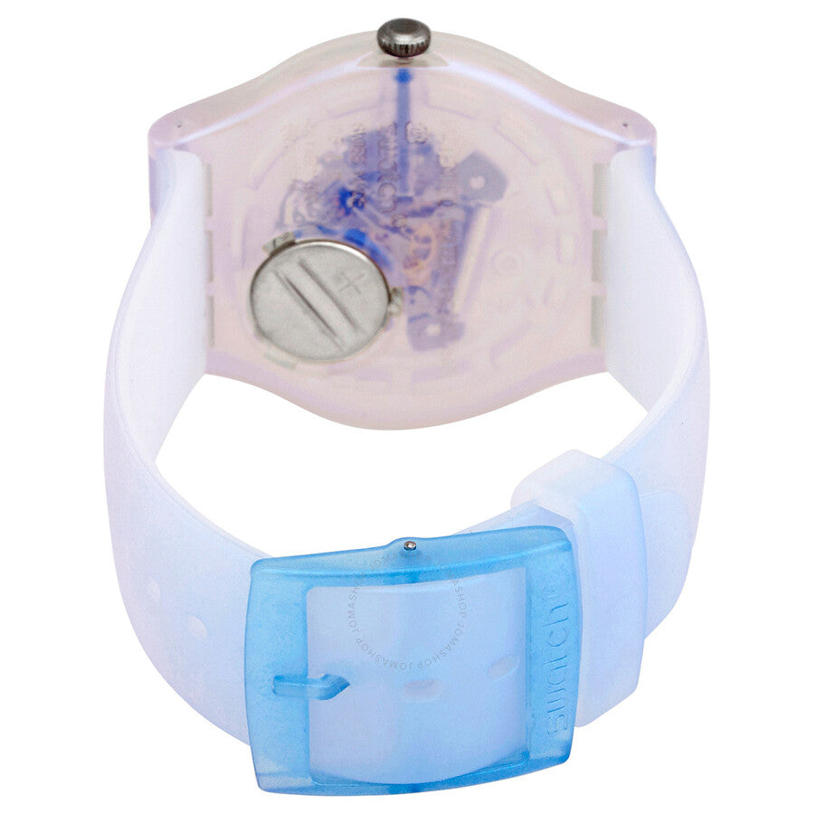Swatch Monthly Drops Flowerscreen Quartz Blue Skeleton Dial Ladies Watch SUOK154 - Dawson Watches #3