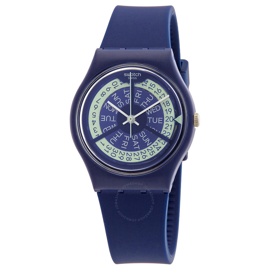 Swatch Monthly Drops Quartz Blue Dial Unisex Watch GN727 - Dawson Watches
