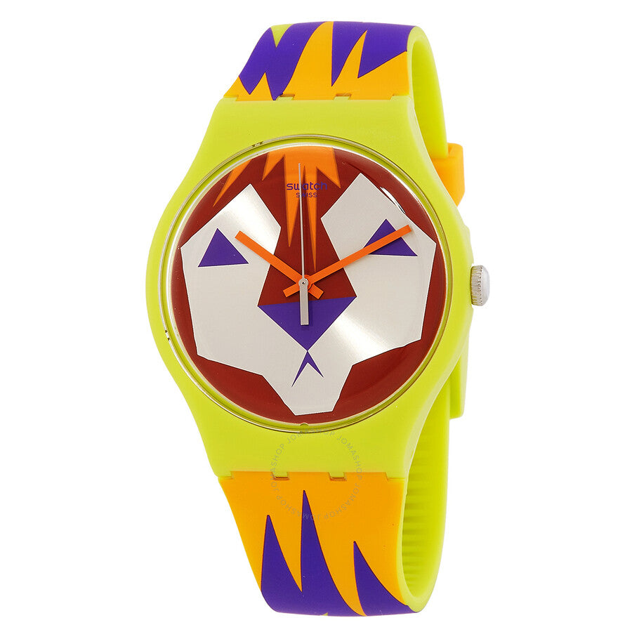 Swatch Moofasa Quartz Silver Dial Men's Watch SUOJ106 - Dawson Watches