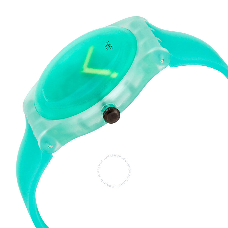 Swatch Nature Blur Quartz Green Translucent  Dial Men's Watch SUOG119 - Dawson Watches #2