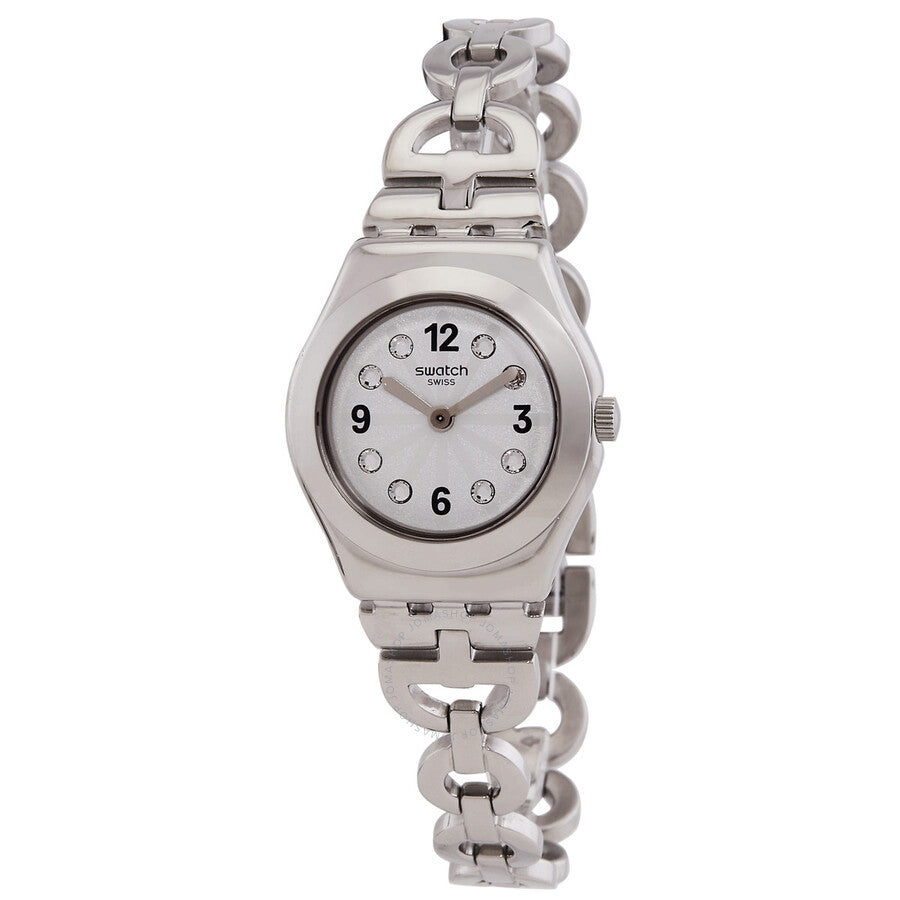 Swatch Neutral Quartz Silver Dial Ladies Watch YSS323G - Dawson Watches