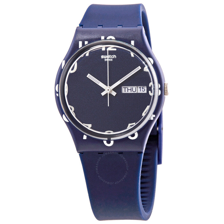 Swatch Over Blue Quartz Blue Dial Unisex Watch GN726 - Dawson Watches