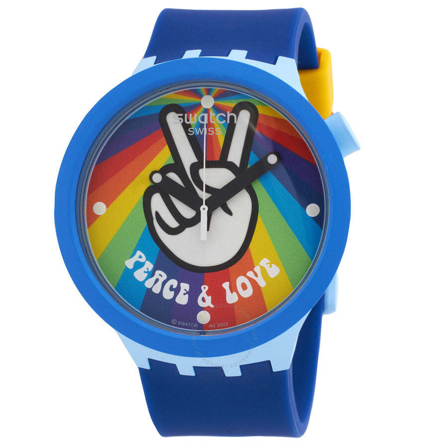 Swatch Pride Peace Hand Love Quartz Men's Watch SB03N105 - Dawson Watches