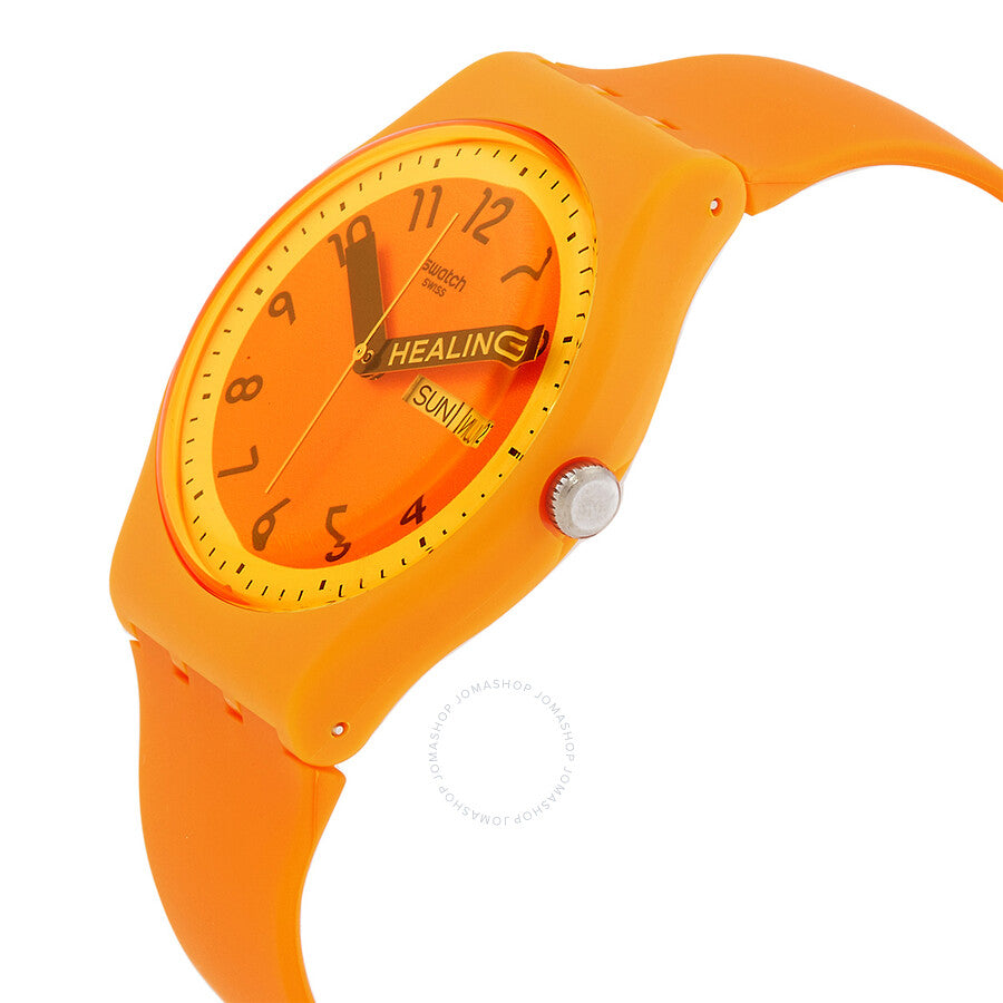 Swatch Pride Quartz Orange Dial Unisex Watch SO29O700 - Dawson Watches #2